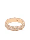 Shay 18k Rose Gold Diamond Ring In Pink