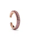 Shay 18k Rose Gold Jumbo Sapphire Ear Cuff In Pink