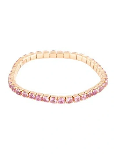 Pre-owned Shay 18k Sapphire Thread Eternity Band In Multicolor