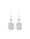 Shay 18k White Gold Illusion Diamond Drop Earrings In Neutral