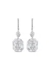 Shay 18k White Gold Illusion Diamond Drop Earrings