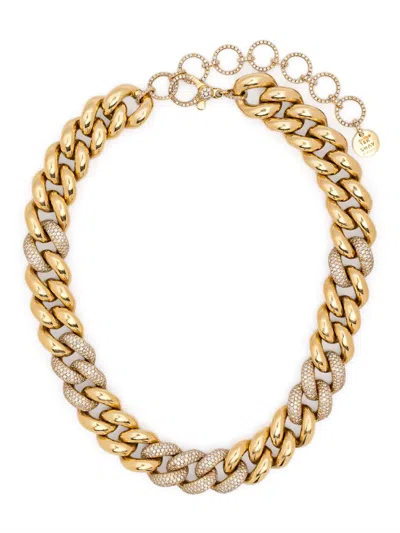 Shay 18k Yellow Gold Alternating Jumbo Diamond Necklace