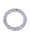 Shay 18k Yellow Gold Diamond 7 Pavé Bracelet In Silver