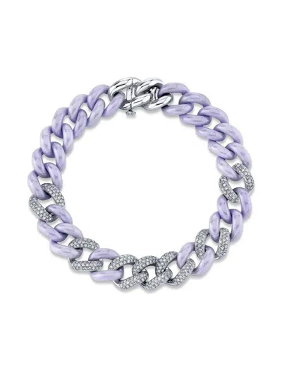 Shay 18k Yellow Gold Diamond 7 Pavé Bracelet In Metallic