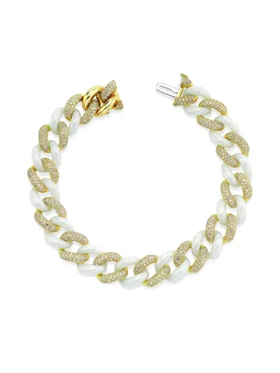 Shay 18k Yellow Gold Essential Link Diamonds Bracelet