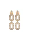 Shay 18k Yellow Gold Flat Geo Diamond Earrings In Gold