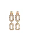Shay 18k Yellow Gold Flat Geo Diamond Earrings In Gold