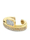 Shay 18k Yellow Gold Floating Bezel Diamond Ear Cuff