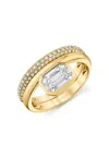 Shay 18k Yellow Gold Floating Bezel Diamond Ring