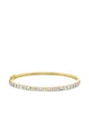 Shay 18k Yellow Gold Half-essential Diamonds Bangle In Gold
