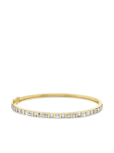 Shay 18k Yellow Gold Half-essential Diamonds Bangle