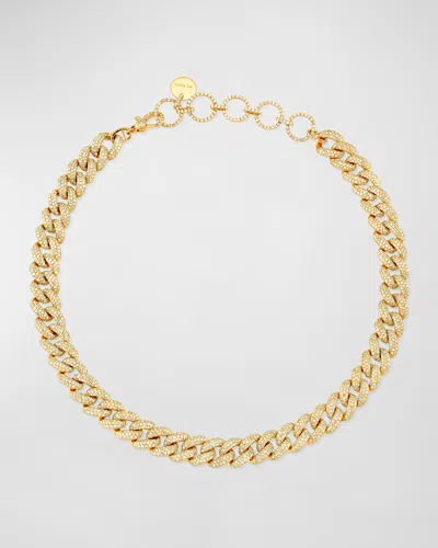 Shay 18k Yellow Gold Pave Diamond Essential Choker In Women