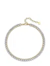Shay 18kt Gold Two-tone Diamond Necklace In Gelb