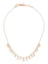 Shay 18kt Rose Gold Diamond Necklace In Rose Gold