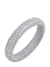 Shay 18kt White Gold Inside Out Eternity Ring In White
