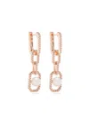 Shay 18kt Yellow Gold Diamond And Pearl Drop Earrings In Gold
