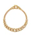 Shay 18kt Yellow Gold Diamond Gradual Pave Link Bracelet In 金色
