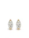 Shay 18kt Yellow Gold Diamond Marquise Studs In Gold