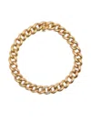 Shay 18kt Yellow Gold Single Pavé Matte Chain Bracelet In Gold