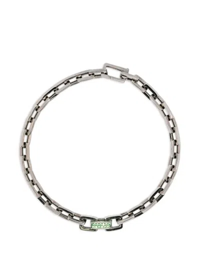 Shay Chain Garnet Bracelet In Yellow