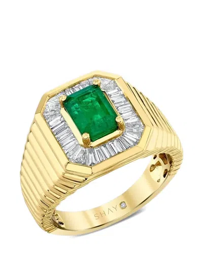 Shay Championship Emerald And Diamond Ring In Gold