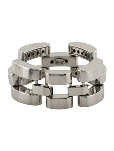 Pre-owned Shay Chunky Link Bracelet, 7" In Multicolor