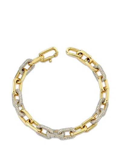 Shay Diamond Cable-link Bracelet In Burgundy