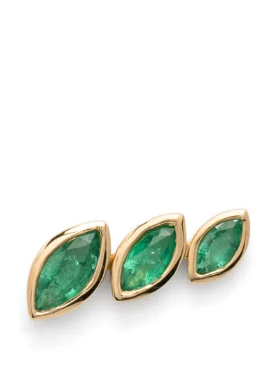 Shay Emerald Earrings In Pattern