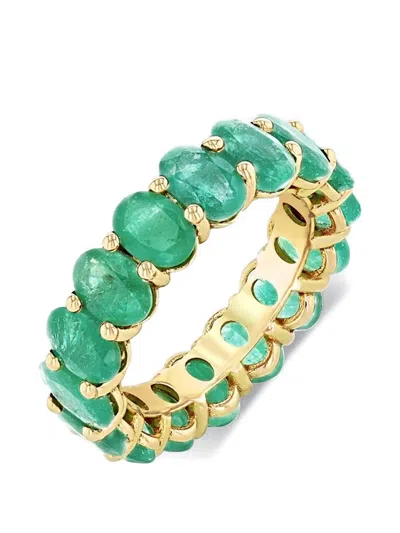 Shay Emerald Eternity Ring In Green