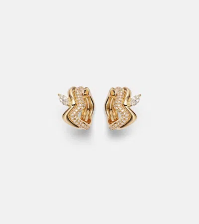 Shay Jewelry 18kt Gold (750/1000) Earrings With Diamonds