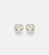 Shay Jewelry 18kt Gold Earrings With Amethyst And Diamonds In White