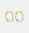 SHAY JEWELRY 18KT GOLD HOOP EARRINGS WITH DIAMONDS