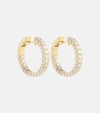 Shay Jewelry 18kt Gold Hoop Earrings With Diamonds In Gold