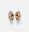 Shay Jewelry 18kt Gold Hoop Earrings With Diamonds In Gold