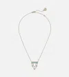 Shay Jewelry 18kt Gold Necklace With Emeralds And Diamonds In Metallic