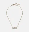 Shay Jewelry 18kt Gold Pendant Necklace With Diamonds In Gold