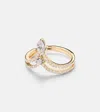 Shay Jewelry 18kt Gold Pinky Ring With Diamonds In Gold