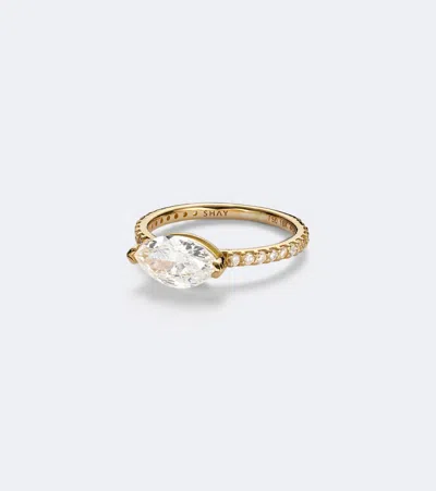 Shay Jewelry Pinky Ring Aus 18kt Gelbgold Mit Diamanten In Gold