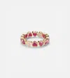 Shay Jewelry 18kt Yellow Gold Ring With Rubies And Diamonds In Gold