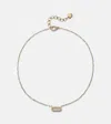 Shay Jewelry Cable Link 18kt Gold Chain Necklace With Diamonds In Gold