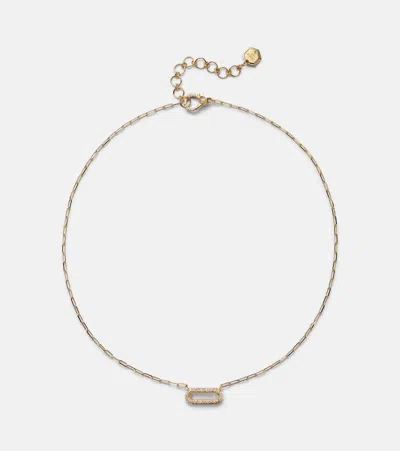 Shay Jewelry Cable Link 18kt Gold Chain Necklace With Diamonds