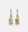 Shay Jewelry Illusion 18kt Gold Drop Earrings With Diamonds In Gold