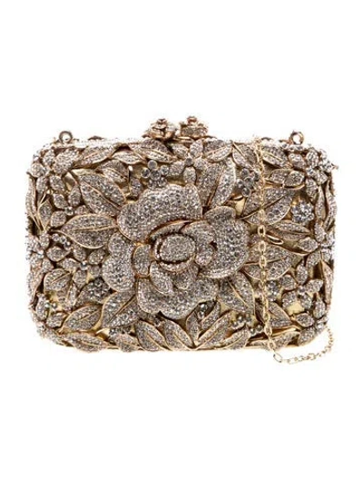 Pre-owned Shay Leather Evening Bag In Gold/metallic