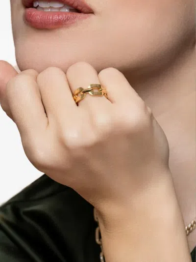 Shay Link Ring In Gold