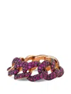 Shay Link-design Ruby Ring In Multi