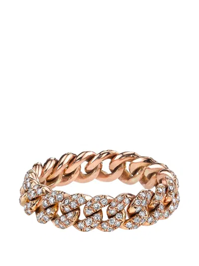 Shay Pavé Diamond Link Ring In Gold
