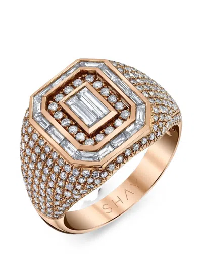 Shay Ready To Ship Champion Diamond Pinky Ring In Transparent