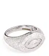 Shay White Gold And Diamond Evil Eye Ring