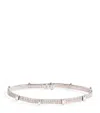 Shay White Gold And Diamond Triple Threat Bracelet In Silver