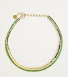 Shay Yellow Gold And Emerald Baguette Choker In Gold